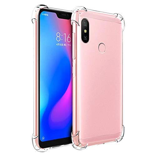 Redmi Note 5 Pro - Soft Silicone Shockproof Bumper Case Back Cover in Transparent[Air Cushion Technology]-for Mi Note 5 Pro (B084PCW1QD) Amazon Price History, Amazon Price Tracker