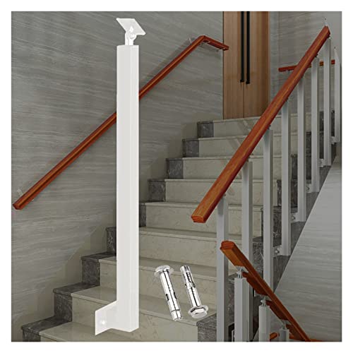 Balustres de pont réglables en acier inoxydable blanc de 105cm pour escaliers