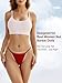 PNQUNZ Cotton G-String Thongs for Women 10 Pack – Seamless T-Back Panties, Low Rise Stretch Underwear for Ladies