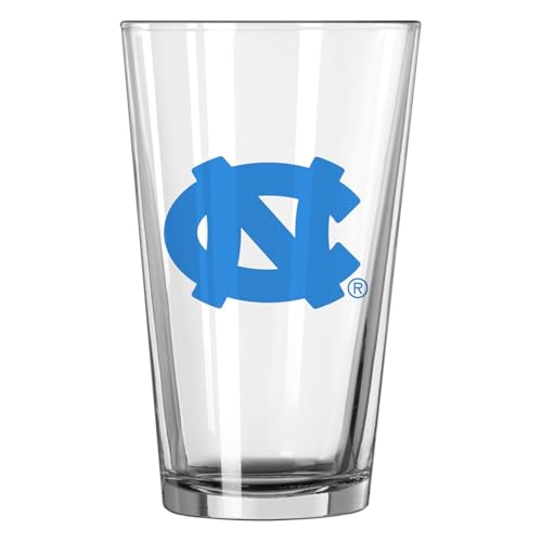 Image of Logo Brands NCAA 16 oz Pint Glass - Durable Glass With Bold Team Color- Chip-Resistant Rim Drinkware For Fans, Tailgates, Home Bars & Everyday Use