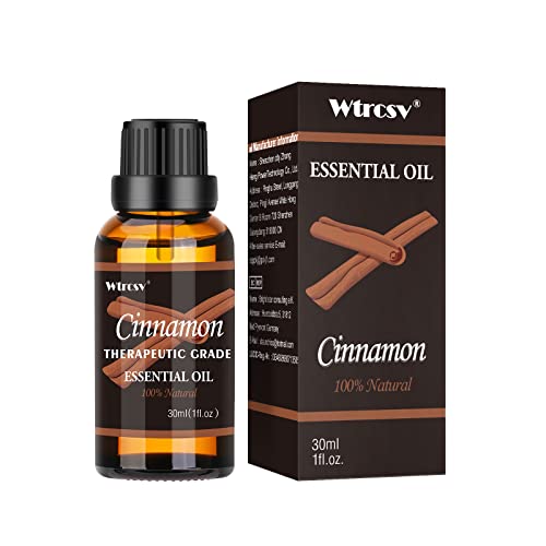 Aceite esencial de canela 30ml, aceites esenciales naturales para humidificador, difusores, fabricación de jabón, fabricación de velas Cover