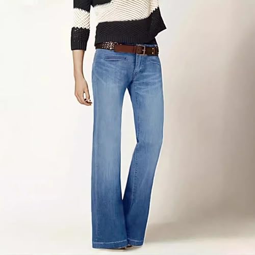 fanmpghleoo Low Rise Baggy Jeans for Women Boyfriend Casual Straight Leg Jeans Y2k Street Long Denim Pants with Pockets4