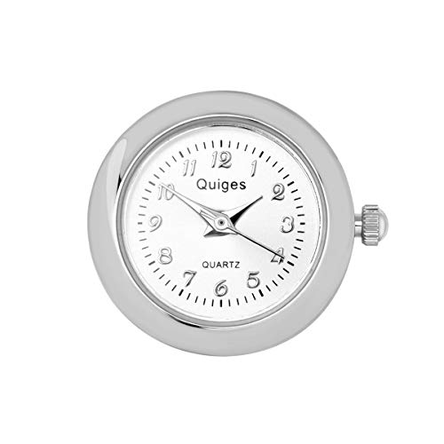 Preisvergleich Produktbild Quiges Damen Click Button 18mm Chunk Uhr Weiß für Druckknopf Zubehör