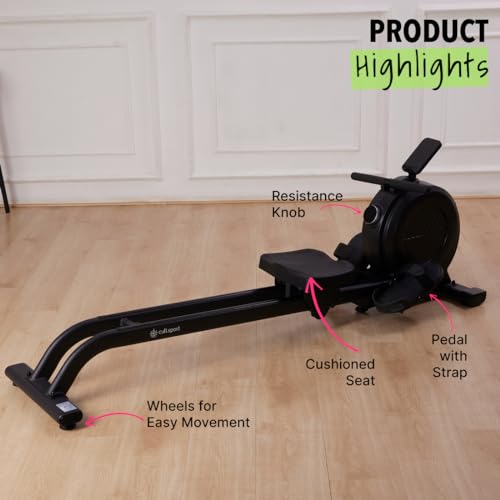 Image of Cultsport smartrow Basel, Max Weight :120kg, Rowing Machine for Full Body Home Workout Machine