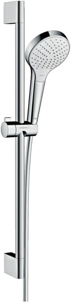 hansgrohe Croma Select S Shower set 110 Vario water-saving 9 l/min with shower rail 65 cm, white/chrome, 26563400