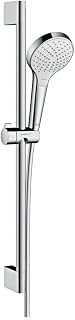 Hansgrohe 26562400 Croma Select S 110 Vario set de ducha, 0,65m, 3 tipos de chorro, blanco/cromo