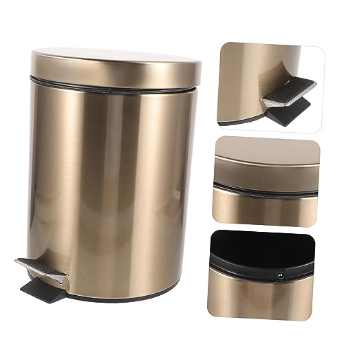 Cabilock caneca de basura metálica grande rectangular miniatura 7