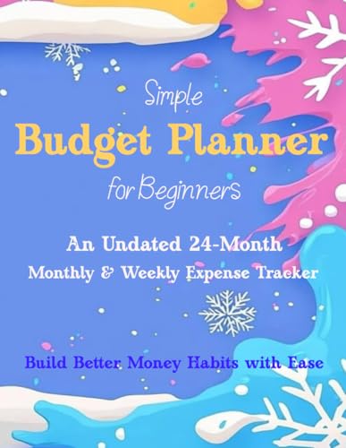 Simple Budget Planner for Beginners: An Undated 24-Month Money Workbook to Track Expenses, Save More, and Stay Organized, 8.5x11 Inch. 155 pages. image 2