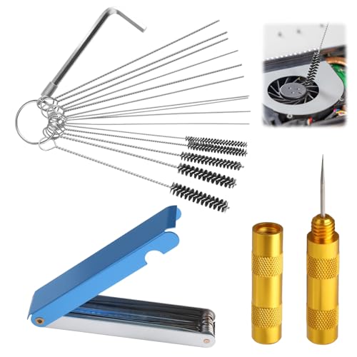 Image of 3 Pack Torch Tip Cleaner Kit, Carburetor Dirt Cleaning Removal Set for Jets Nozzles Orifices, Throttle Body Tools for Chainsaw Motorcycle ATV Carb Welding Stove Shower Head Maintenance