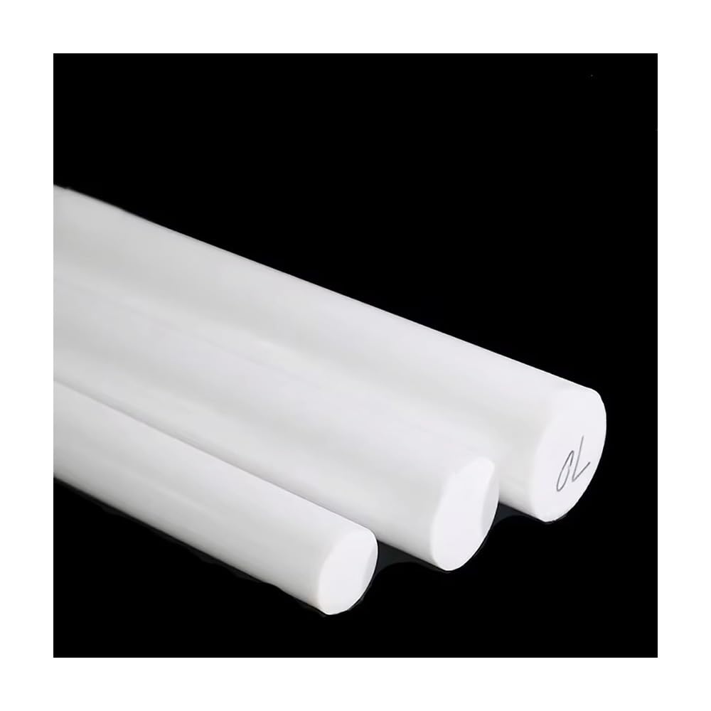 Tige PTFE Blanche Pleine 495mm Barre Plastique 1 Pièce