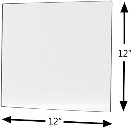 American Science & Surplus Pkg of 5 Plastic Mirrors with Rounded Corners 12" X 12" Great for Classroom Activities Horses or Chicken Coop