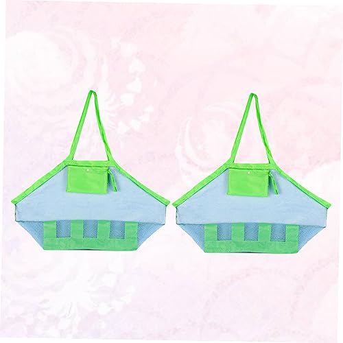 Mesh Toys Storage Bag Beach Toy Tote Large Mesh Bag for Boys and Girls Collapsible Outdoor Accessories Random Color2