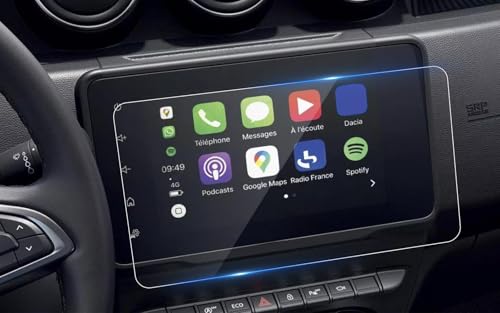 Film protecteur d'écran Dacia Duster vitre verre trempé 9H anti-rayures pour GPS 8"