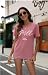 Qrupoad Be Still and Know T-Shirt Womens Inspirational Christian Shirt Summer Casual Short Sleeve Graphic Tees Tops Pink