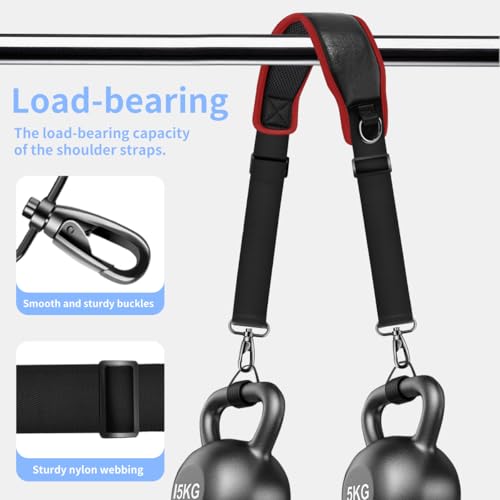 Image of ZINMARK Shoulder Strap 79 inch with Cushion and Double Adjustable Buckles and Metal Hooks for Briefcase Bag, Luggage Bag and More