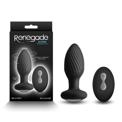 NS Novelties Renegade Alpine Analplug Black 9,8 x 3,5 x 3,5 cm