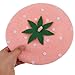 BESTonZON Strawberry Wool Beret Hat for Ponytail Hat Vintage French Artist Style Wool Cap Pink 48-52cm Autumn Winter Warm