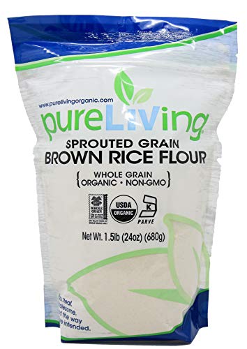 Pure Living Liv Organic Sprouted Brown Rice Flour - 24 oz