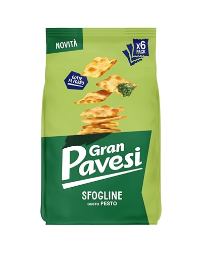 Gran Pavesi Cracker Le Sfogline Gusto Pesto, Cotte al Forno
