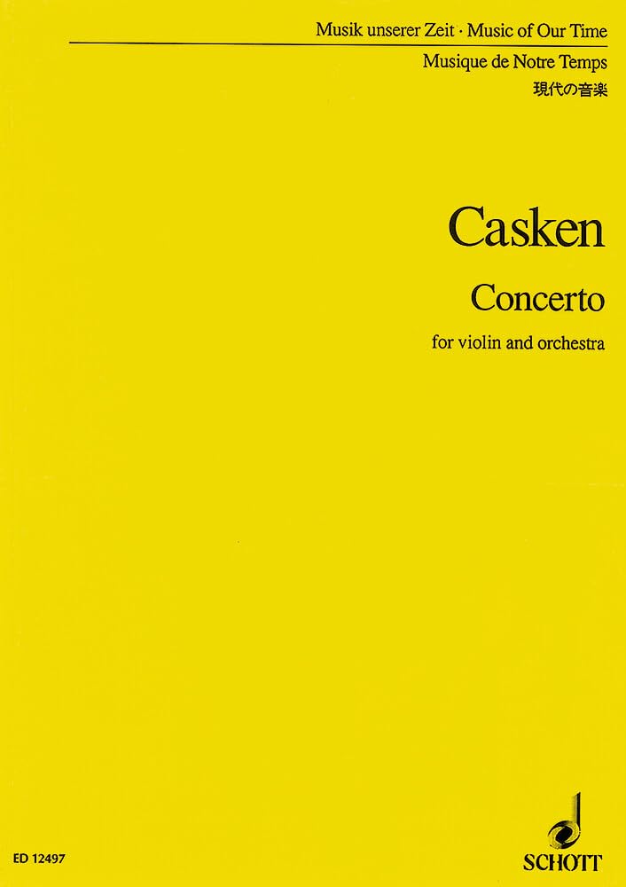 Violin Concerto: Violine und Orchester. Studienpartitur. (Musik unserer Zeit)