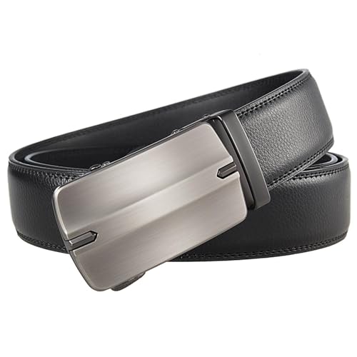 Belt for Mens Automatic Buckle Luxury Leather Trouser Ratchet2
