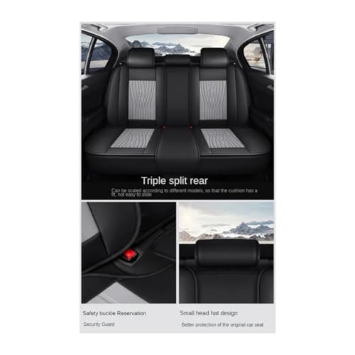 Housse siege auto cuir Mitsubishi Eclipse Pajero protection anti tache - 4