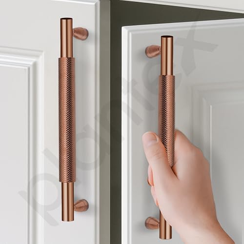 Image of Plantex Cabinet Handle /224mm Handle for Cabinet /Furniture /Door Pull-Push Handle for Home /Office - Pack of 1 (Rose Gold)