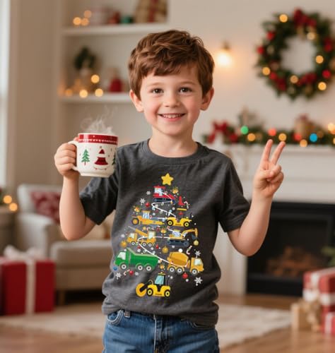 Toddler Boys Girls Christmas Shirt Kids Ugly Xmas Tshirt Cotton Short Sleeve Tee Top 2-7 Years4