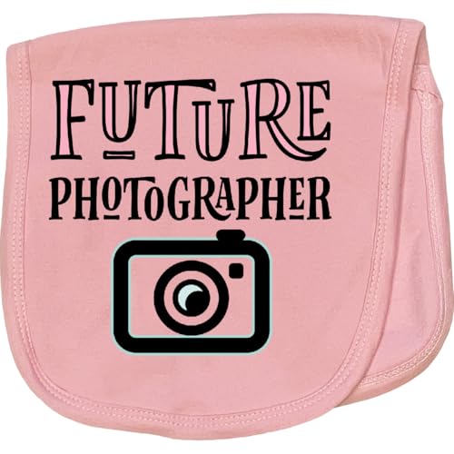 inktastic Future Photographer Girls Photography Baby Burp Cloth Pink 2de64