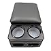 LOOYE Car Center Console with Cup Holders, Universal Truck Bench Seat Organizer, Back Seat Storage (Charcoal Gray)