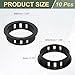 uxcell 10Pcs Round Cable Snap Bushing Grommets, 1-3/8