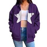 Designs surdimensionnés / décontractés / grandes poches / tendance / mignon / polaire / cordon de serrage / fermeture éclair ; cette veste à capuche pour femme peut être portée de nombreuses façons, zippée comme un sweat-shirt ou comme une veste polaire