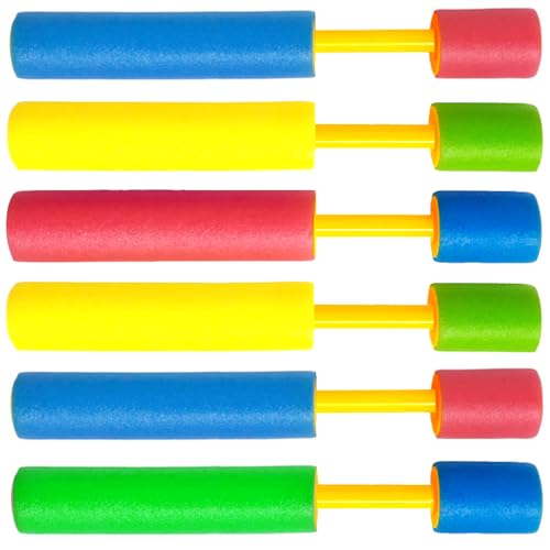 kit 6 Arminhas De Água Tubo Isopor Lança Água Grande Lançadores de água infantil Brincadeira ao ar l