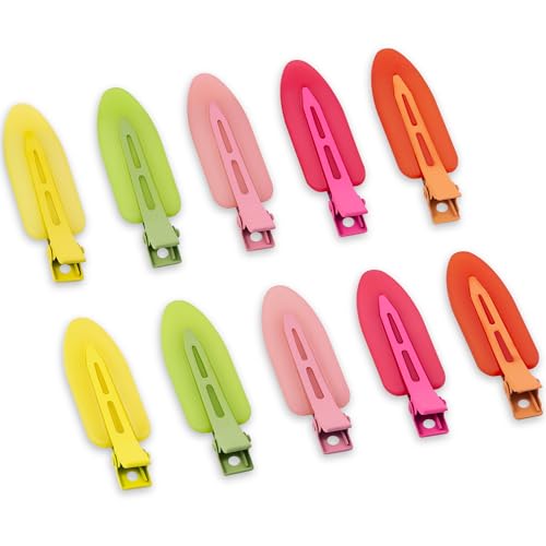 Cptots 10 Pcs Creaseless Flat Hair Clips for Styling