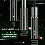 Vaptio COSMO 2 Plus Kit de vape d'origine avec 3,0ml Tank bobines Cosmo C5 1,0ohm et C6 0,7ohm Kit de démarrage de cigarette électronique sans e-liquide ni nicotine