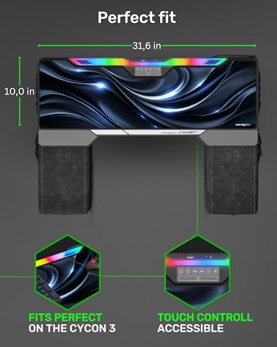 Image of Couchmaster XXL Mouse Pad Liquid, 80x25.5cm, Perfect for CYCON, Non-Slip, Premium Microfiber, Ultra-Smooth, Ergonomic Gaming Mousepad