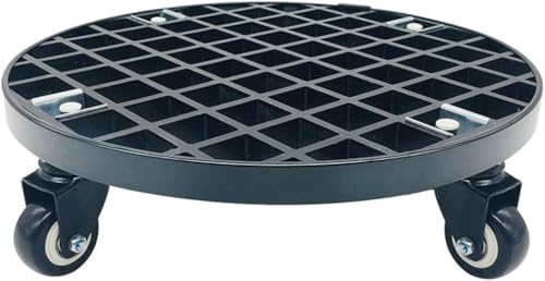 Chariot roulant robuste avec roulettes pour grands pots de fleurs, capacité de 200 kg et support de chariot