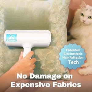 Pet Hair Remover - Lint Roller for Pet Hair - Cat and Dog Hair Remover for Couch, Furniture, Carpet, Car Seat, Reusable Roller W/Self-Cleaning Base - Upgraded Animal Fur Removal Tool Pet Hair Remover – Lint Roller for Pet Hair – Cat and Dog Hair Remover for Couch, Furniture, Carpet, Car Seat, Reusable Roller W/Self-Cleaning Base – Upgraded Animal Fur Removal Tool