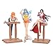 Boa Hancock, model figurek Nefeltari Vivi, 20 cm, figurki anime, statuetka, dekoracja pulpitu, wentylatory, przedmioty kolekcjonerskie, prezenty urodzinowe dla dziewcząt, chłopców, 3 szt