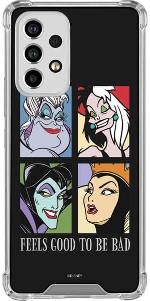 Skinit Clear Phone Case Compatible with Galaxy A53 5G - Officially Licensed Disney Villains Characters Feels Good to Be Bad Design