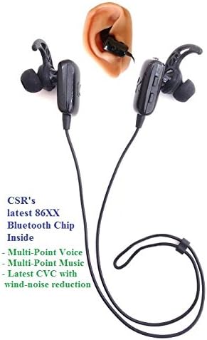 Miniatura 3 de KOKKIA i10_Plus_2MarathonS Transmisor Bluetooth i10 Multi-Stream Plus 2 Pequeños Maratones Auriculares estéreo Bluetooth (música y voz).