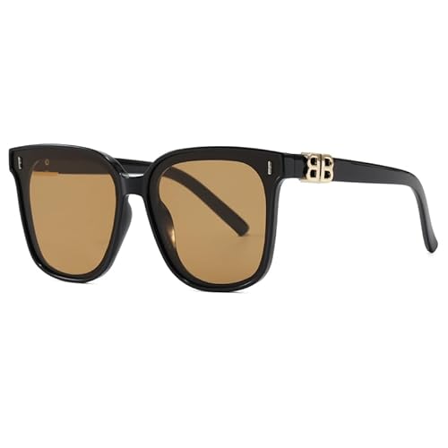 ENSARJOE �T���O���X ���f�B�[�X ���B���e�[�W �r�b�O�t���[�� ���f�B�[�X �V�F�[�h UV400 �T���O���X, 5652-�u���b�N/�u���E���B