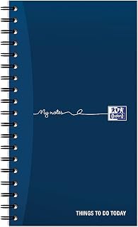 Oxford My Notes, To Do List Notebook, Wirebound, 230 Page, 1 Notepad, Navy Blue | White