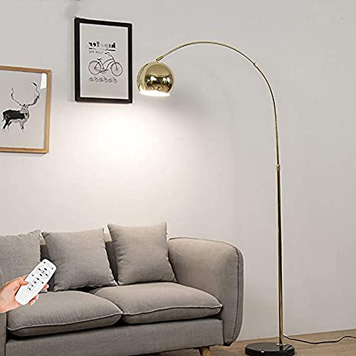 Moderne Bogenlampe, Dimmbare LED-Stehlampe Mit Fernbedienung,...