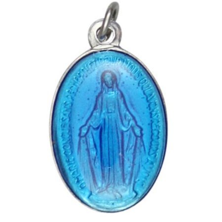 Medal Blue Miraculous Miraculous Our Lady