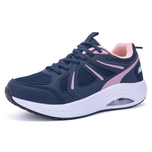 GyeBea Womens Wide Walking Shoes Arch Support Orthotic Plantar Fasciitis Sneakers Casual Athletic...