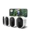Produktbild Arlo Pro 5 Überwachungskamera Aussen WLAN, 2K+ HDR Video, Kabellos, Verbesserte Farbnachtsicht, 160° Blickwinkel, Spotlight, 2-Wege Audio, Alarm Sirene + Arlo Secure Testzeitraum, 4er Set, Weiß