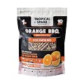 Tropical Spark Wood Pellets | Perfect for BBQ, Smoking, Grilling, Bake, Roast, Braise | Premium 100% All-Natural | Orange Wood | 1 lb. Bag