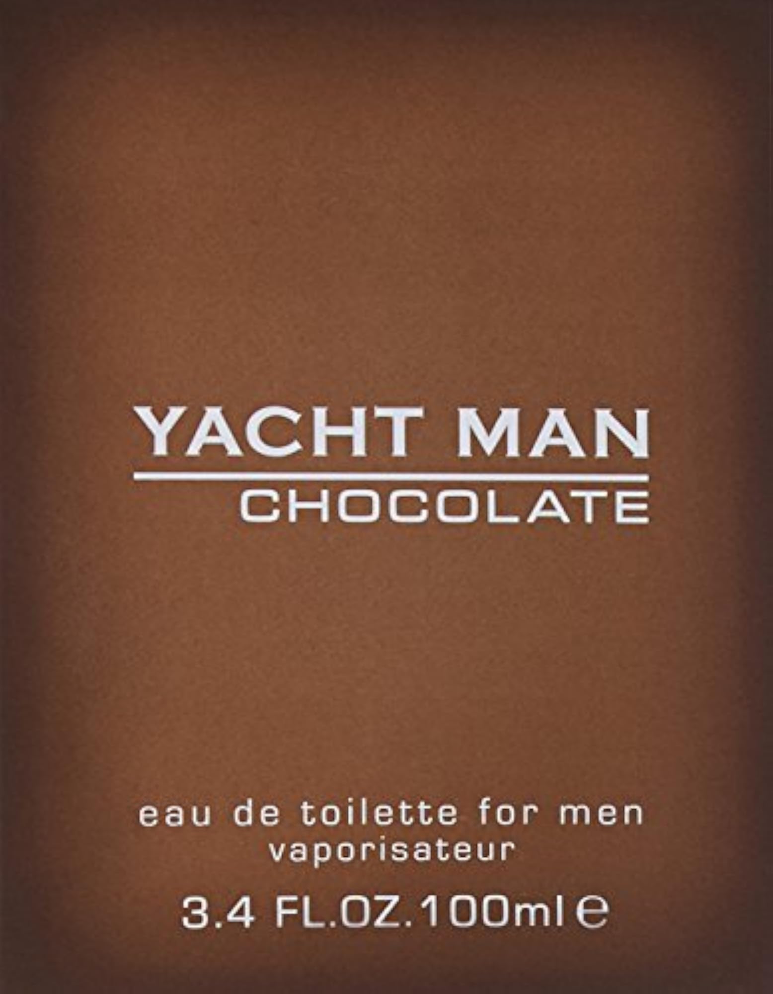 Yacht Man Chocolate Eau de Toilette Spray for Men, 3.4 Ounce