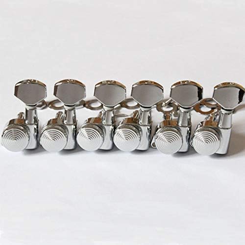 Wilkinson 6L Chrome Left Hand Guitar Locking Tuners JN-07 SP Lock